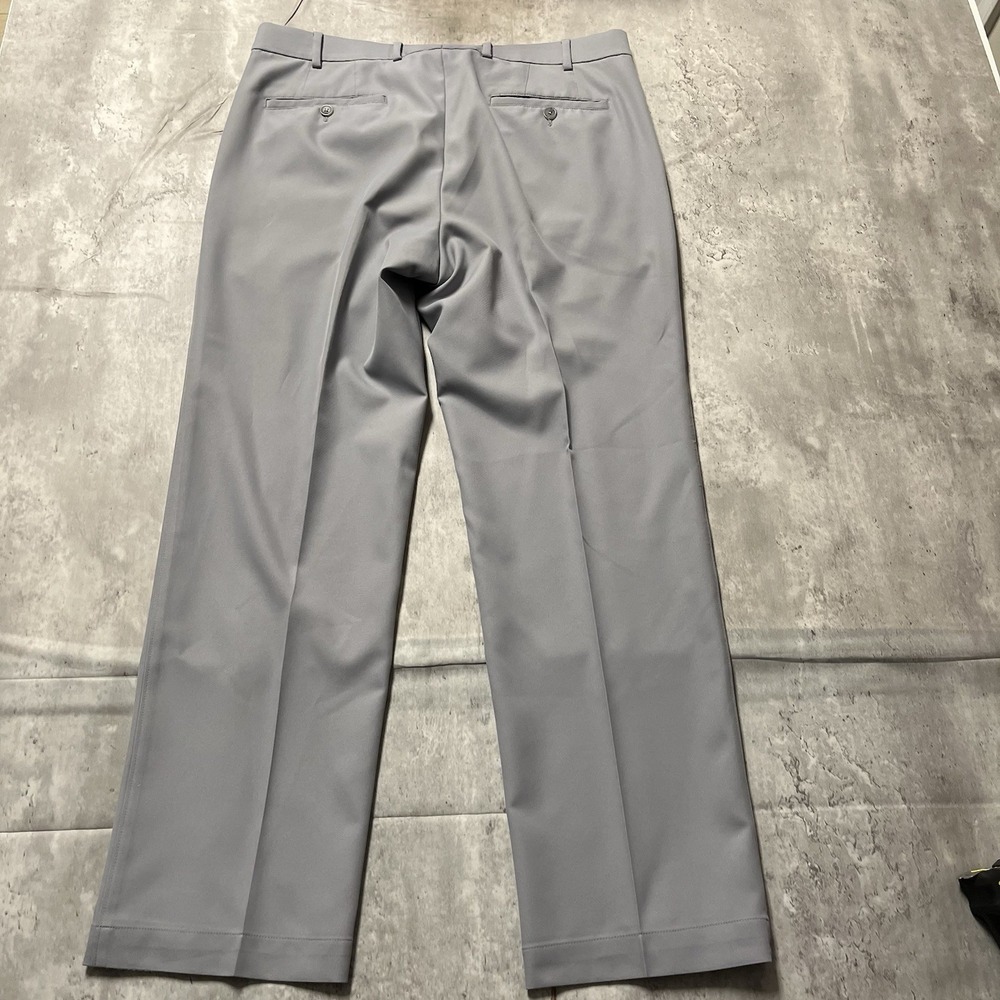 Hart Schaffner Marx 34x30 Gray Viscose Blend Dress Pants Straight Fit - Picture 8 of 10